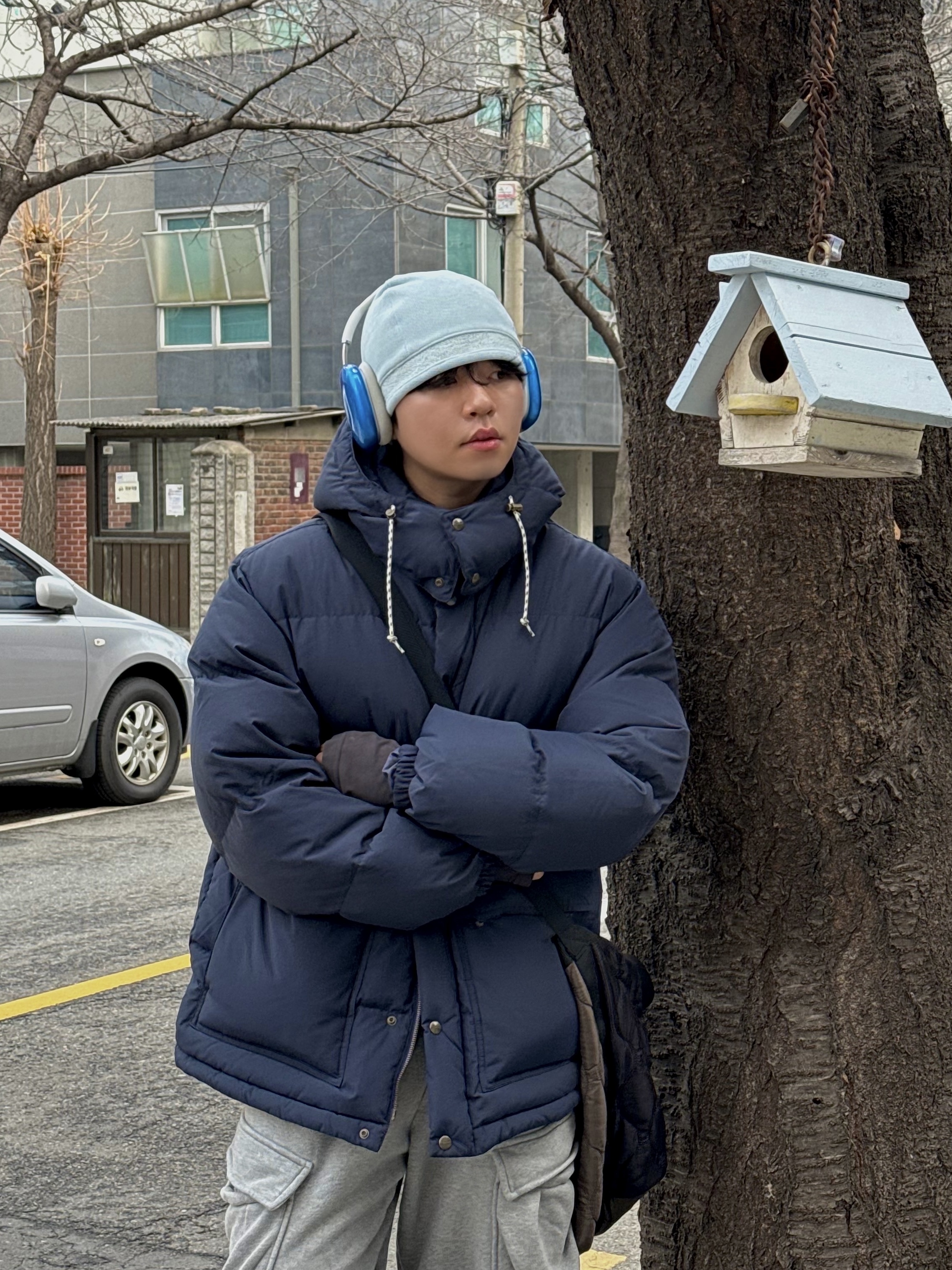 Apple AirPods Max Lightning Silver (Korean Ver.) 착용 스타일 - 2