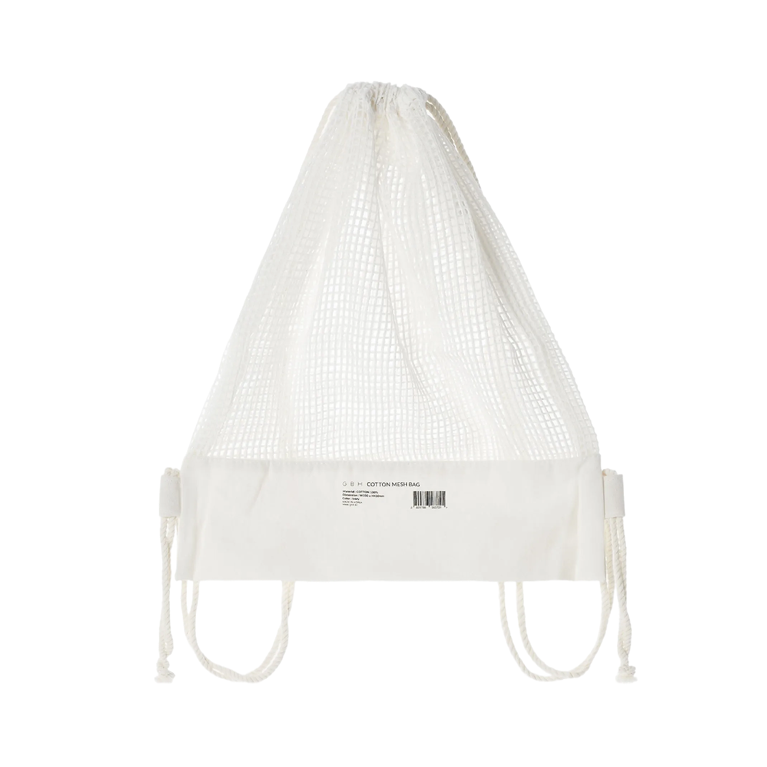 8809786563721 GBH HOME Cotton Mesh Bag Ivory