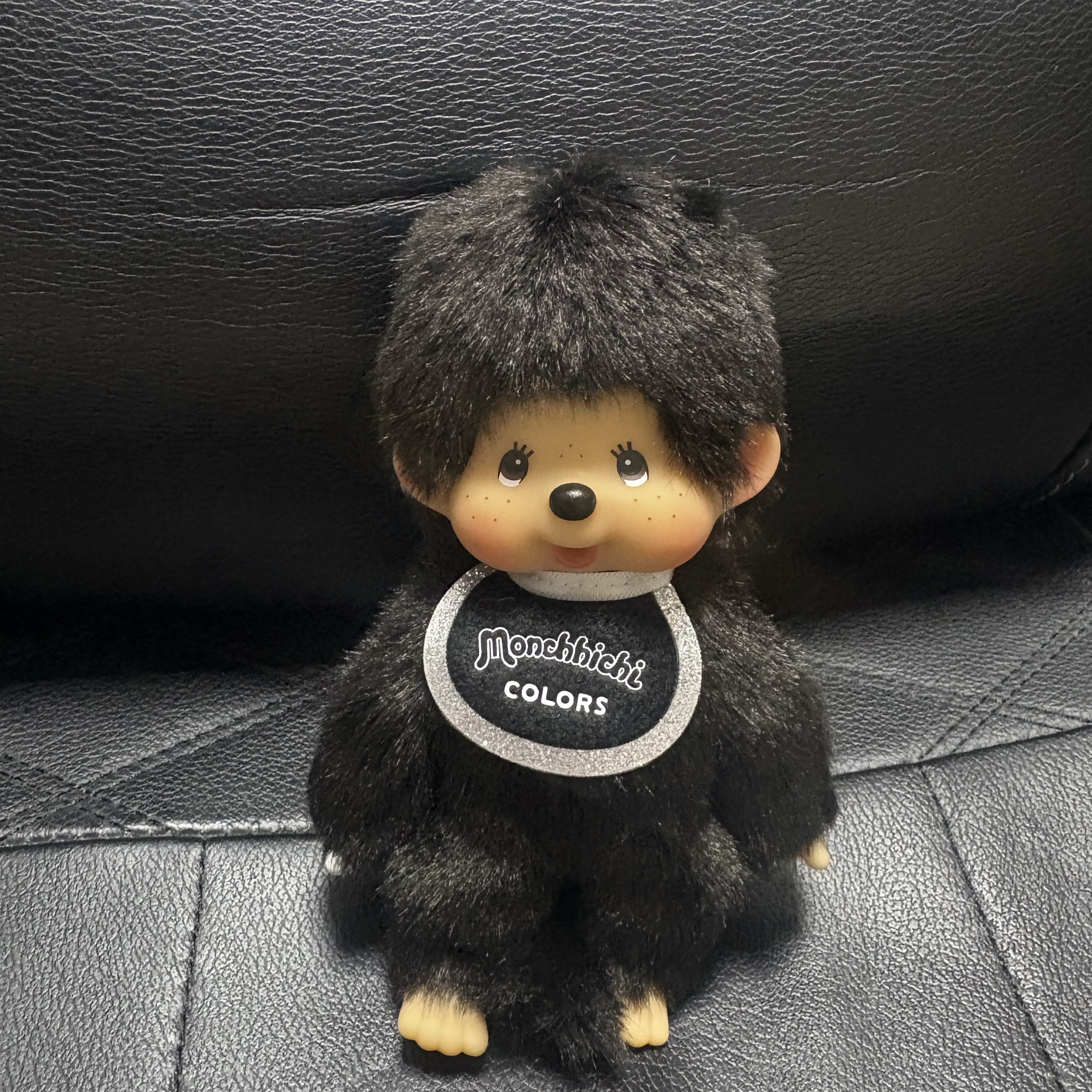 Monchhichi Colors Key Chain Black 착용 스타일