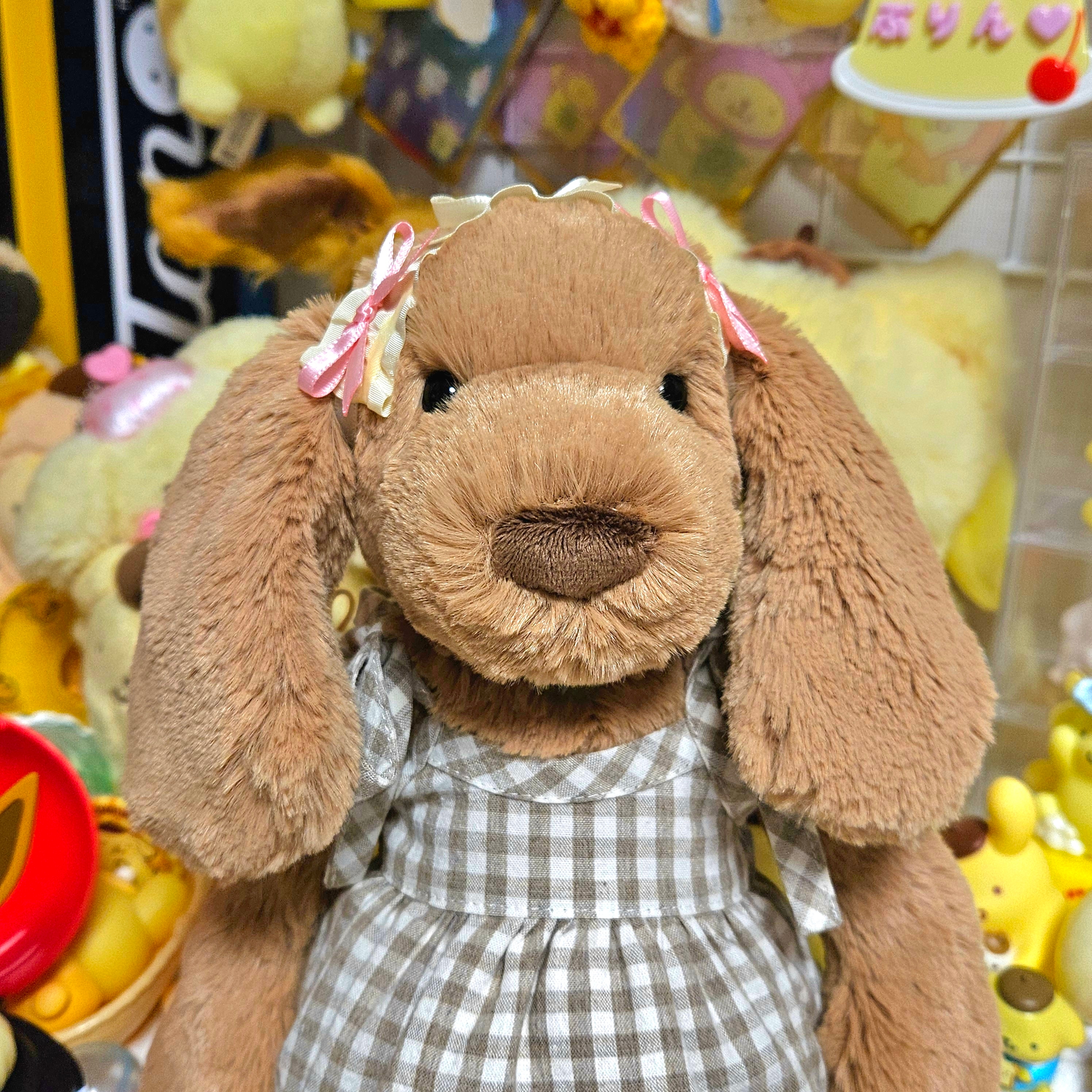 Jellycat Bashful Puppy Medium Toffee 착용 스타일 - 6