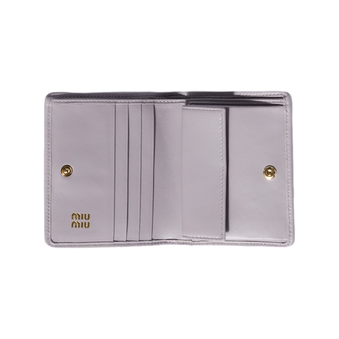 미우 미우 스몰 마테라쎄 나파 레더 월렛 위스테리아(Miu Miu Small Matelasse Nappa Leather Wallet Wisteria) - 2