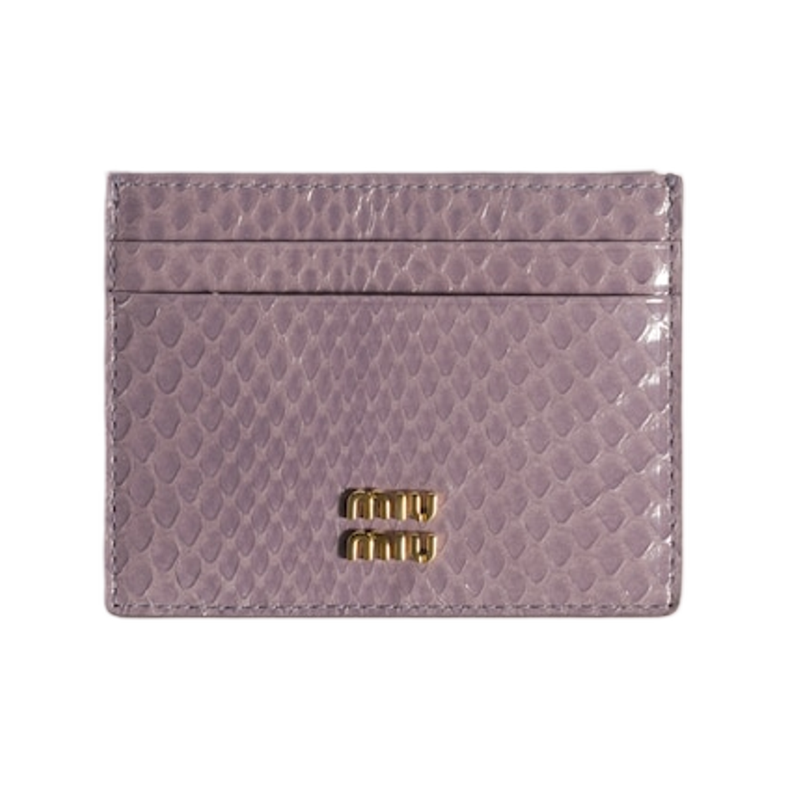 미우 미우 에어즈 레더 카드 홀더 위스테리아(Miu Miu Ayers Leather Card Holder Wisteria)