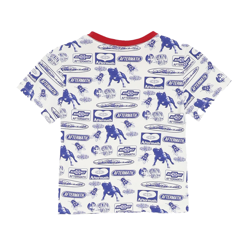 애프터매스 우먼스 풀 프린트 티 크림(Aftermath W Full Print Tee Cream) - 3