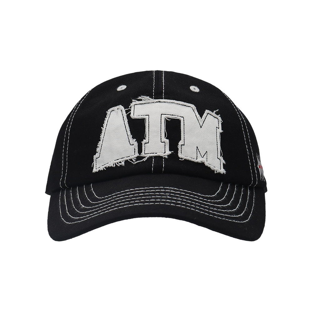 애프터매스 에이티엠 볼드 로고 볼 캡 블랙(Aftermath Atm Bold Logo Ball Cap Black)