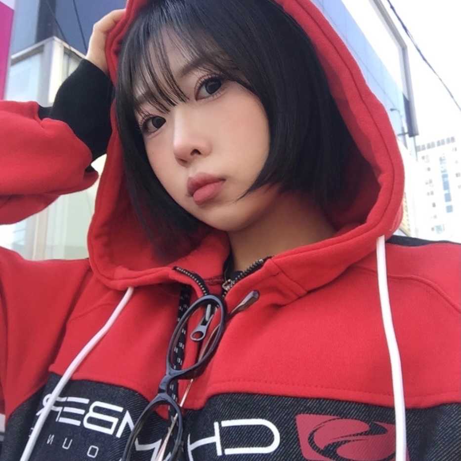 SPORT CHAMBER SC Core Denim Hood Zip Up Red 착용 스타일 - 7