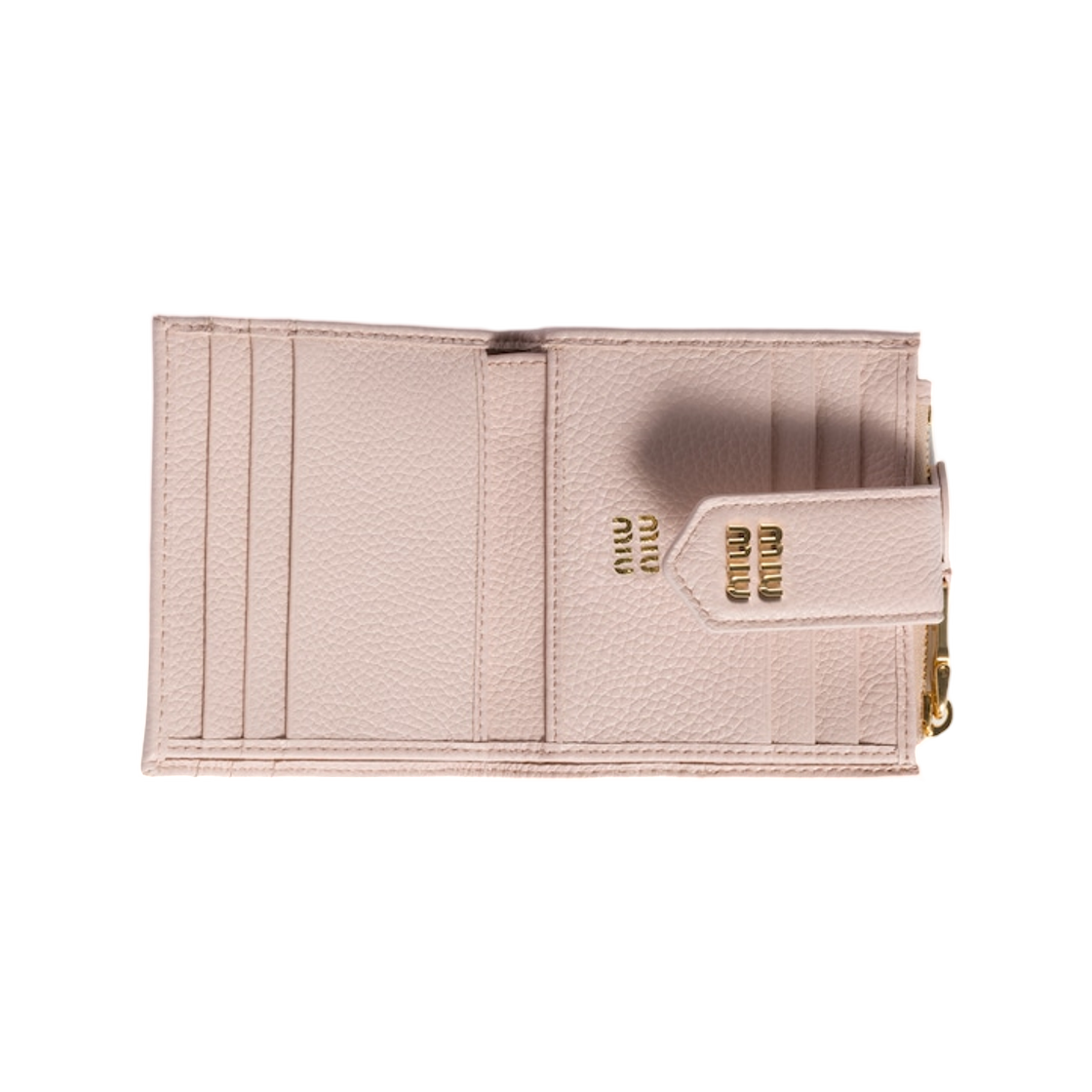미우 미우 스몰 레더 월렛 젬(Miu Miu Small Leather Wallet Gem) - 2