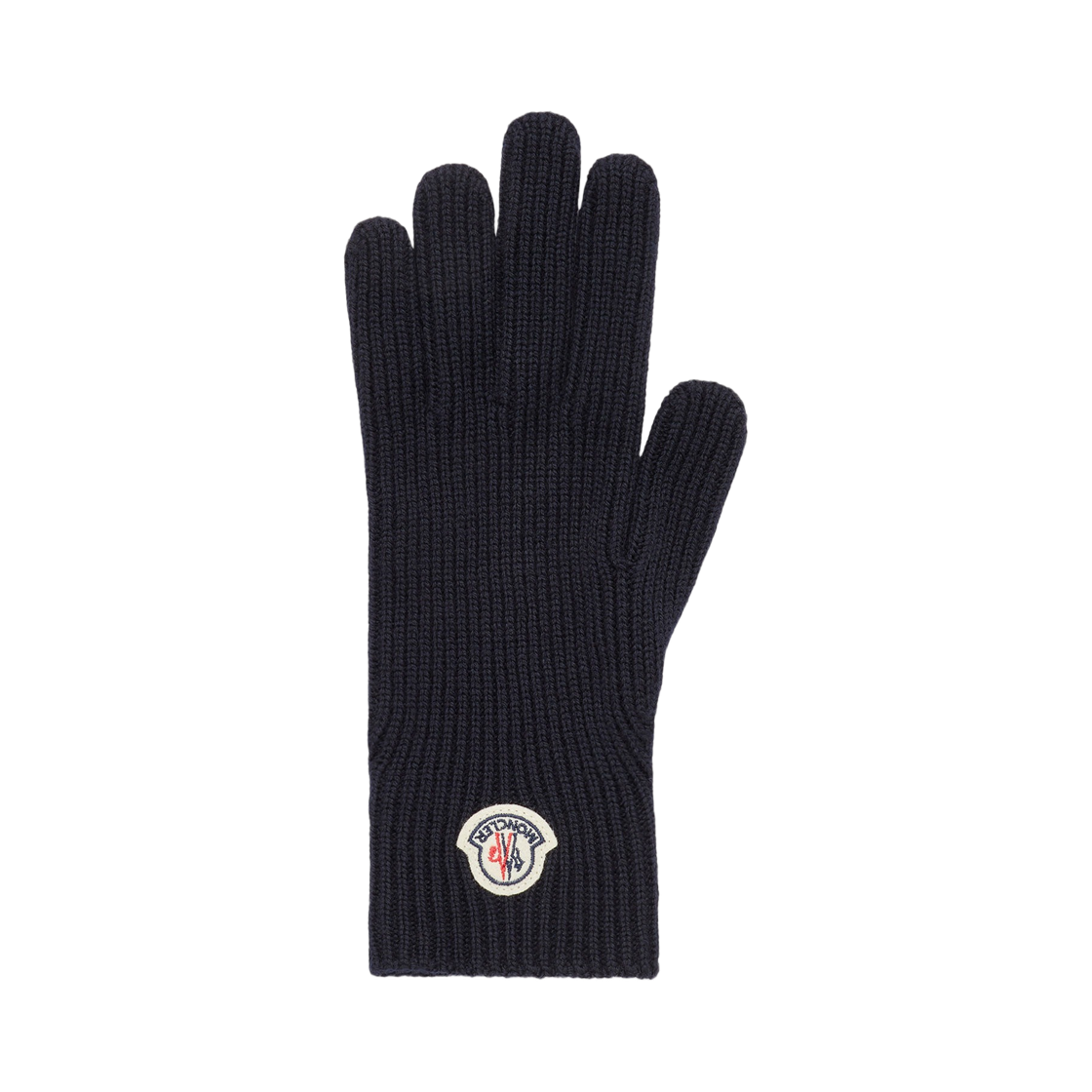 K2-091-3A00008-A9342-742 Moncler Wool Gloves Navy Blue - 25FW