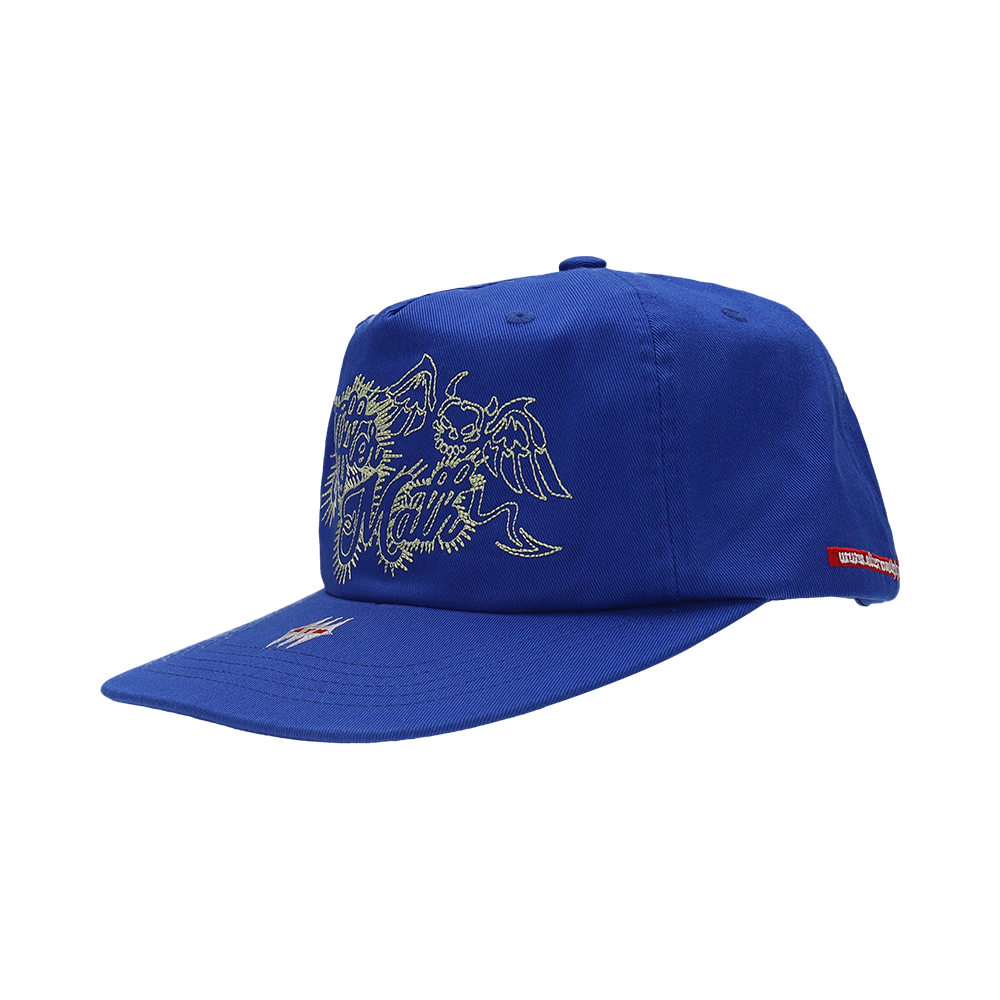 애프터매스 에이티엠 데빌 로고 볼 캡 블루(Aftermath Atm Devil Logo Ball Cap Blue) - 3