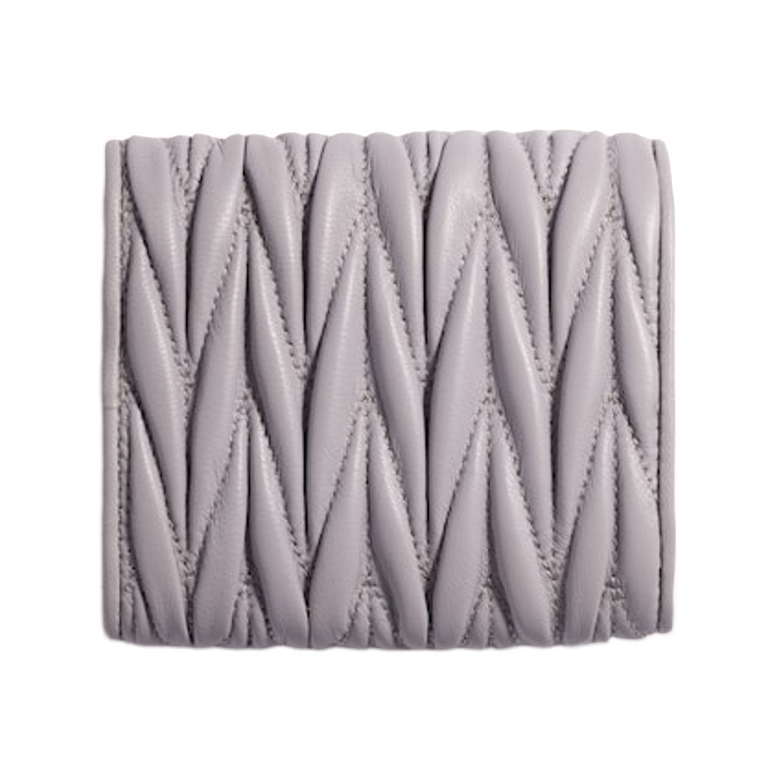 미우 미우 스몰 마테라쎄 나파 레더 월렛 위스테리아(Miu Miu Small Matelasse Nappa Leather Wallet Wisteria) - 3
