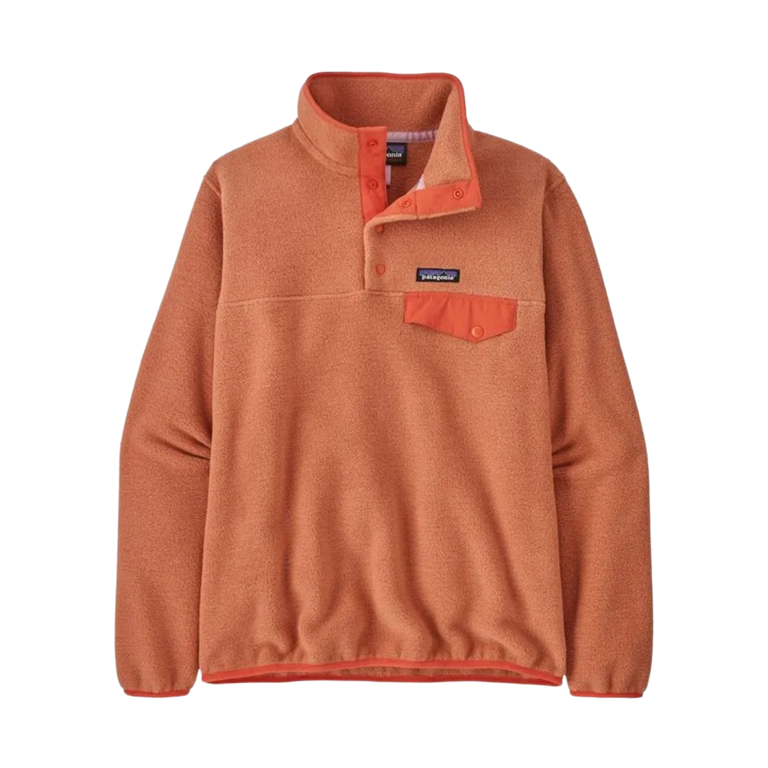 (W) 파타고니아 라이트웨이트 신칠라 스냅-T 플리스 풀오버 시에나 클레이((W) Patagonia Lightweight Synchilla Snap-T Fleece Pullover Sienna Clay) - 1