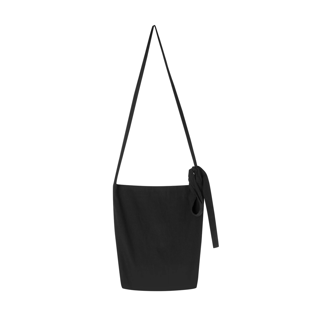 지비에이치 홈 코튼 타이 백 - Black (L)(GBH HOME Tie Bag Black L)