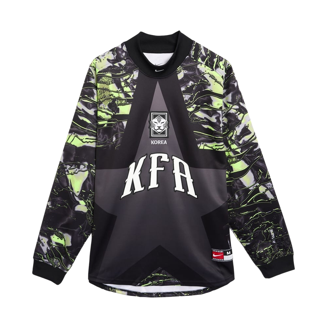 나이키 대한민국 할리우드 키퍼 풋볼 셔츠 블랙 화이트 (IO0788-010) (논 마킹 버전)(NIke Korea Hollywood Keeper Football Shirt Black White (IO0788-010) (Non Marking Ver.))