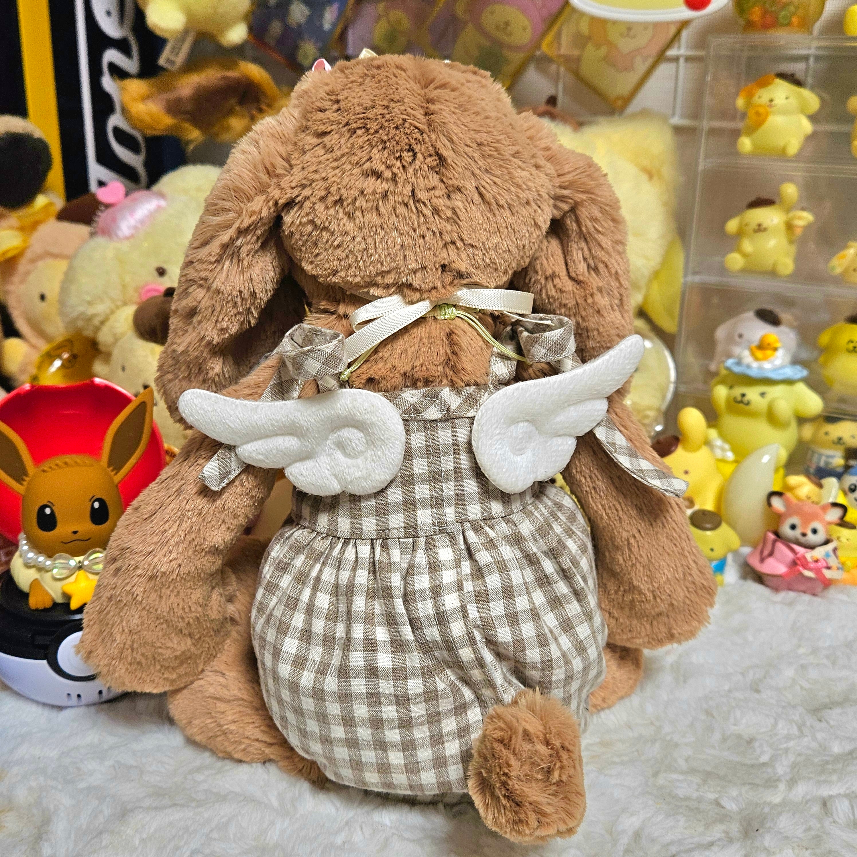 Jellycat Bashful Puppy Medium Toffee 착용 스타일 - 5