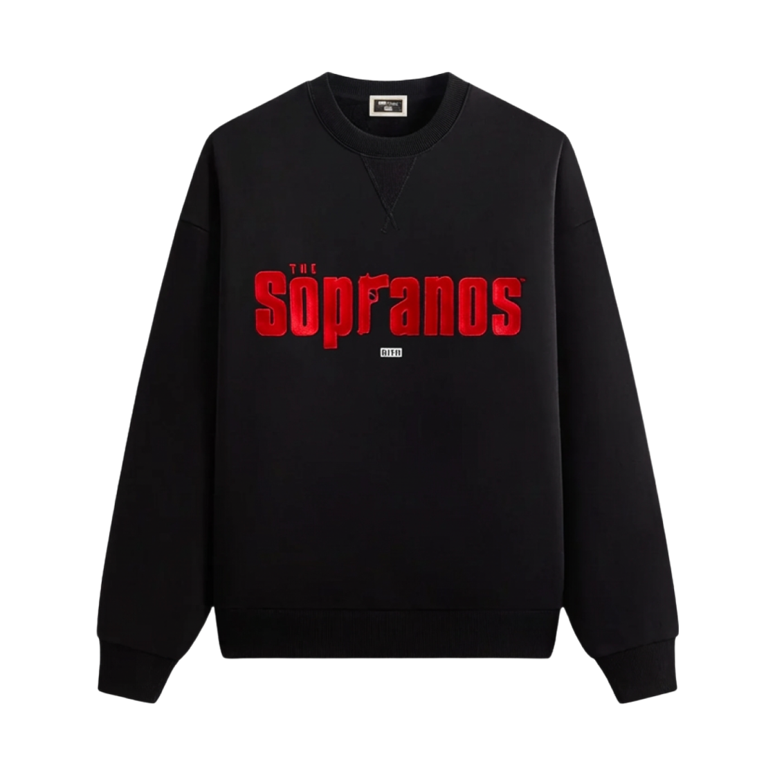 키스 x 더 소프라노스 메인 로고 넬슨 크루넥 블랙(Kith x The Sopranos Main Logo Nelson Crewneck Black) - 1