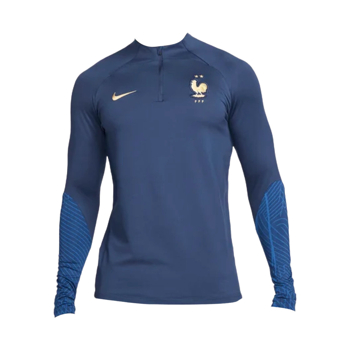 나이키 FFF 스트라이크 드라이핏 풋볼 드릴 탑 미드나잇 네이비 게임 로얄 (DH6455-410) (논 마킹 버전)(Nike FFF Strike Dri-Fit Knit Football Drill Top Midnight Navy Game Royal (DH6455-410) (Non Marking Ver.)) - 1