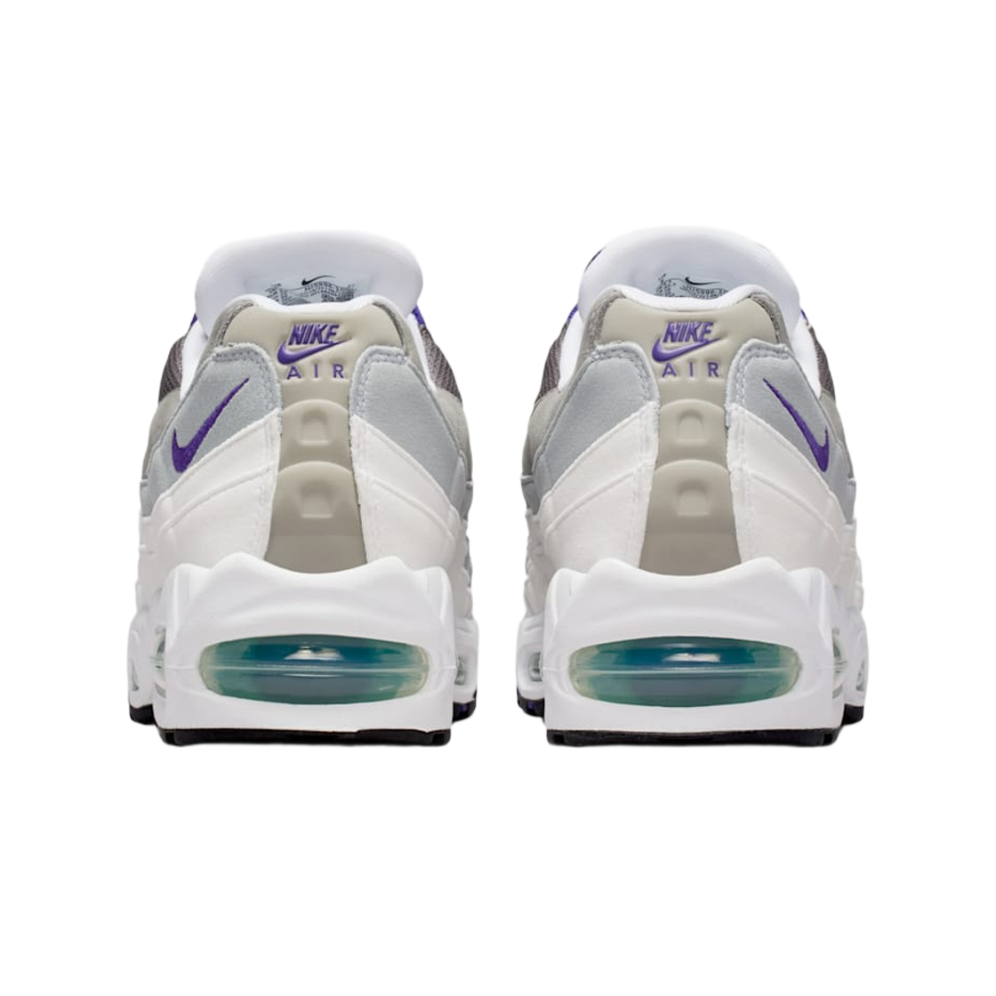 (W) 나이키 에어맥스 95 화이트 에메랄드 그린((W) Nike Air Max 95 White Emerald Green) - 3