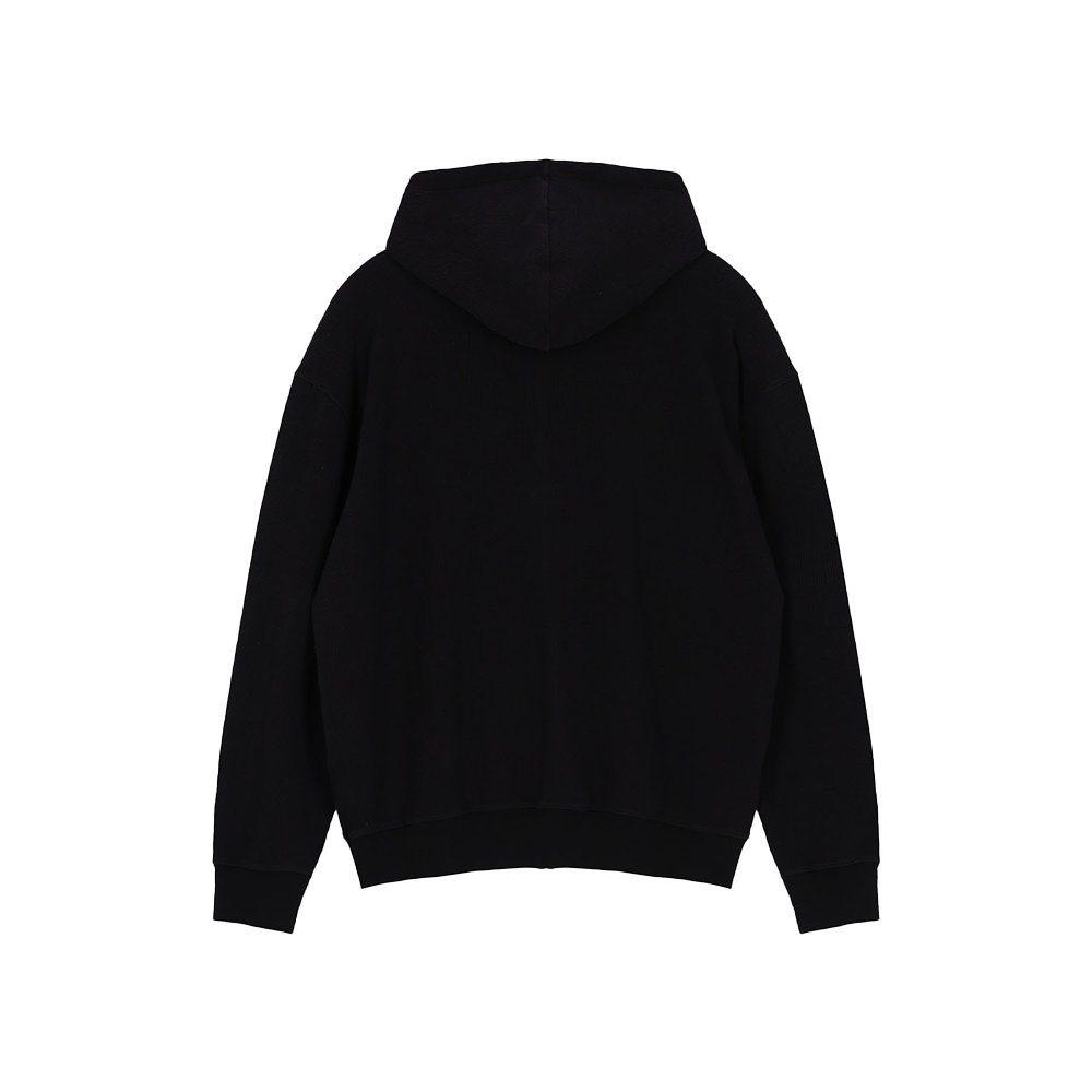 애프터매스 와플 집 후디 블랙(Aftermath Waffle Zip Hoodie Black) - 3