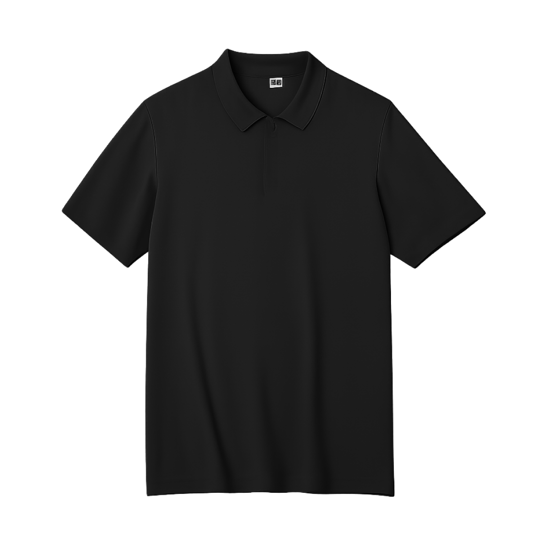 479724/482302-09 / 475367-09 Uniqlo Airism Cotton Pique Polo Shirt Black