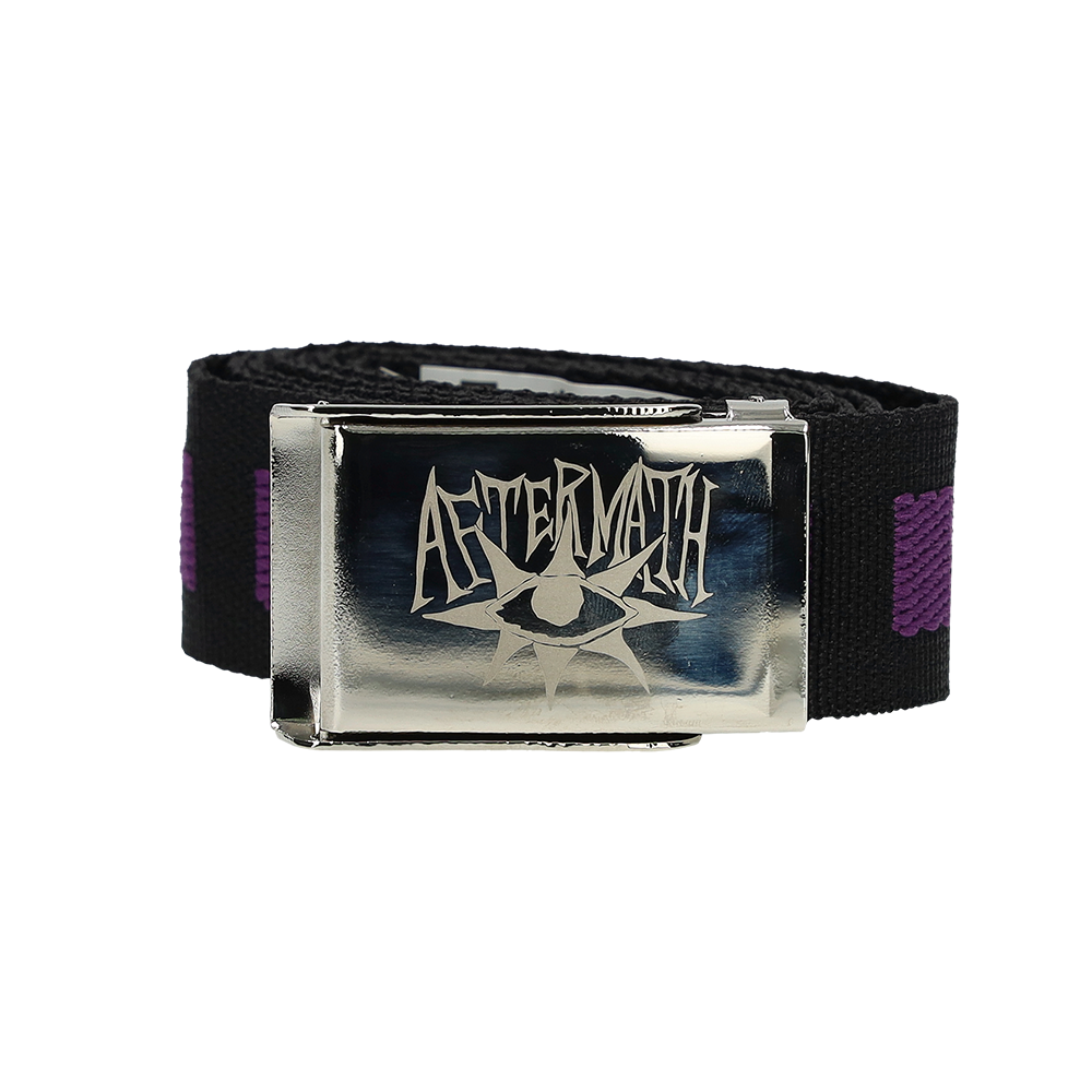 애프터매스 그래픽 웨빙 벨트 블랙(Aftermath Graphic Webbing Belt Black) - 1