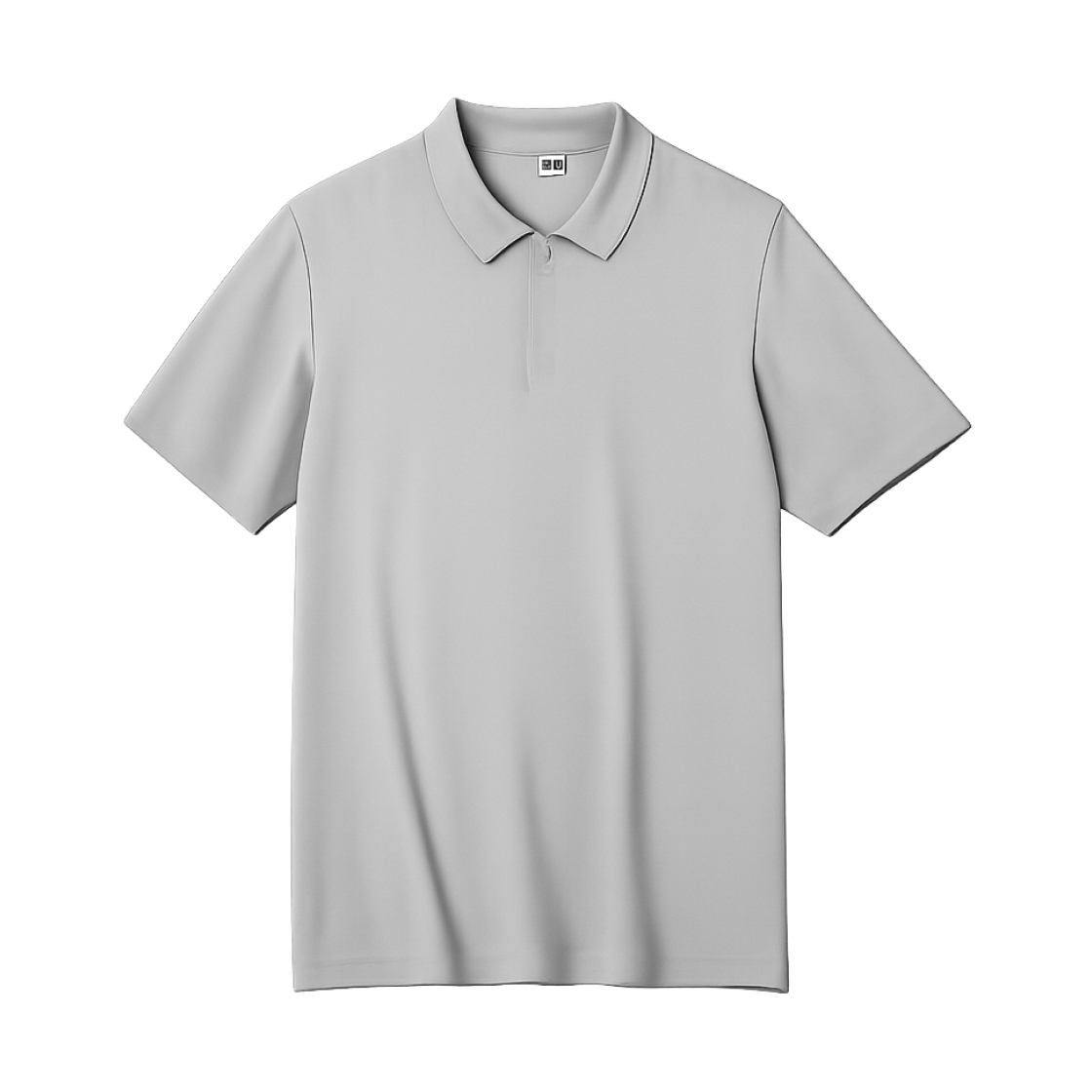 479724/482302-02 / 482302-02 / 475367-02 Uniqlo Airism Cotton Pique Polo Shirt Light Gray