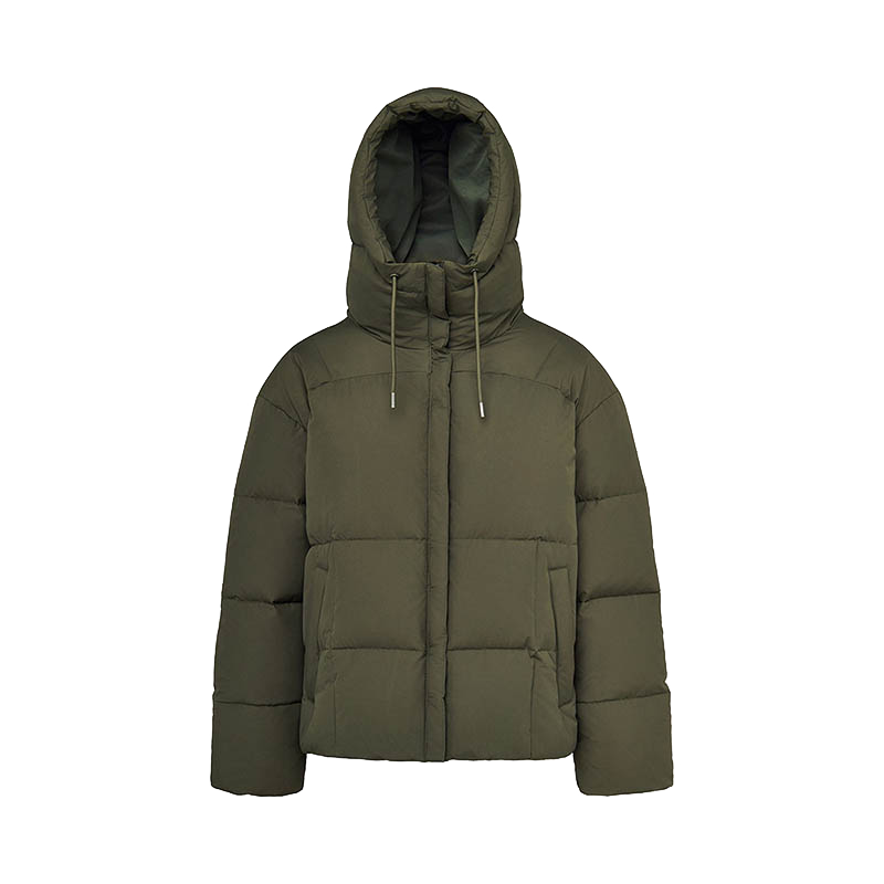 PYWJU5F013KH Pyrenex Harmonie Hooded Down Jacket - Deep Khaki