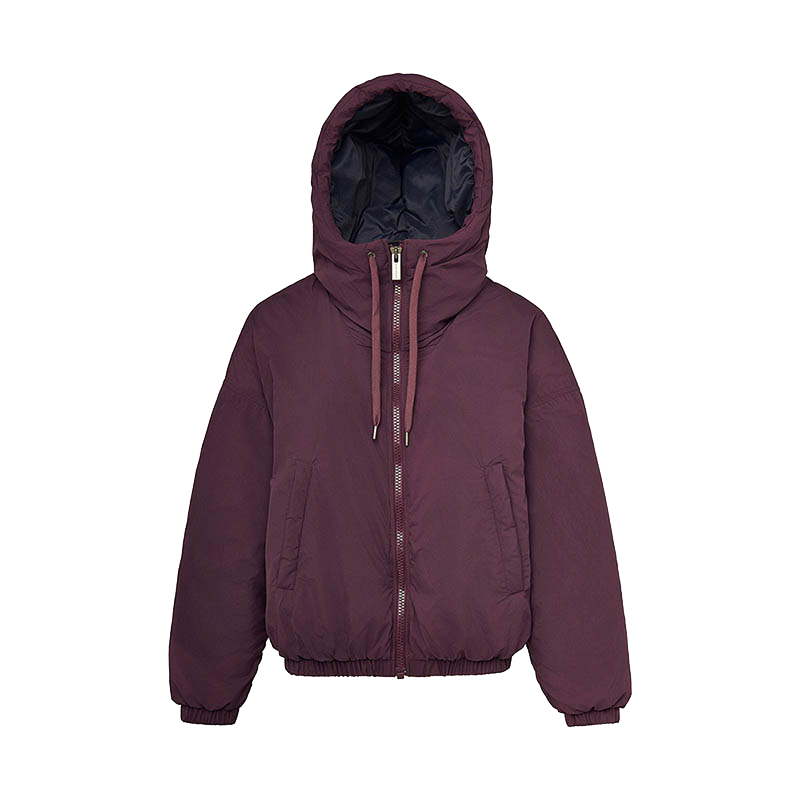 PYWJU5F014VL Pyrenex Attitude Hooded Down Jacket - Aubergine