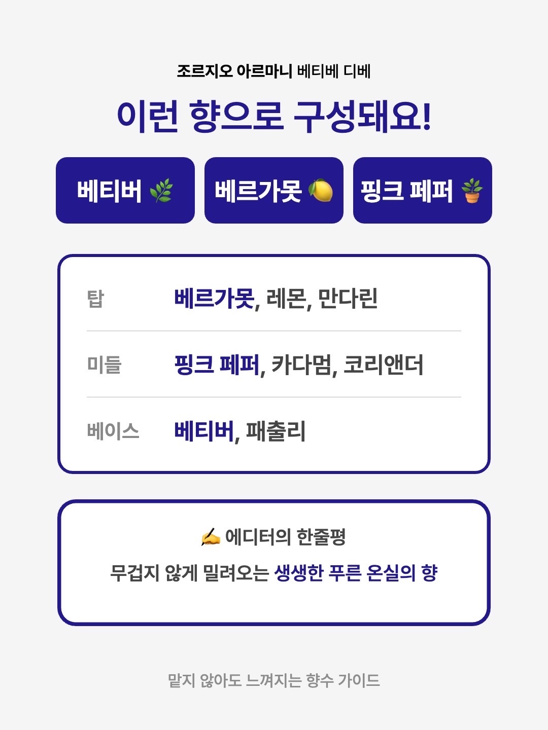 Giorgio Armani Beauty Prive Vetiver Dhiver Eau De Toilette 50ml, Giorgio Armani Beauty Prive Vetiver Dhiver Eau De Toilette 100ml 착용 스타일 - 3