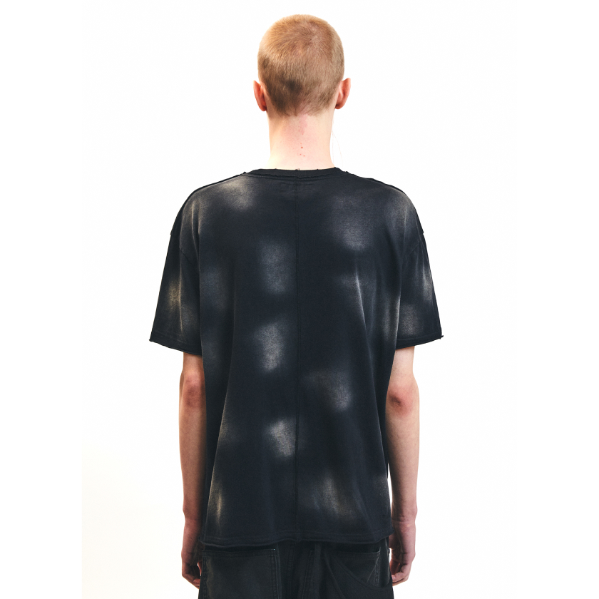 레어리티스 워시드 컷 티셔츠 워시드 블랙(Nine Rarities Washed Cut Tee Washed Black) - 4