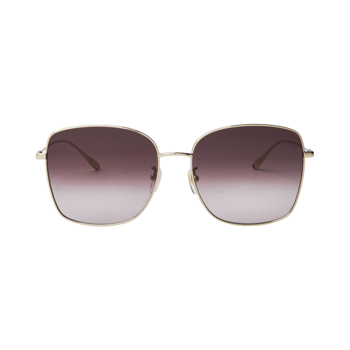 GG1030SK-002 (W) Gucci Square Frame Metal Sunglasses Gold Brown