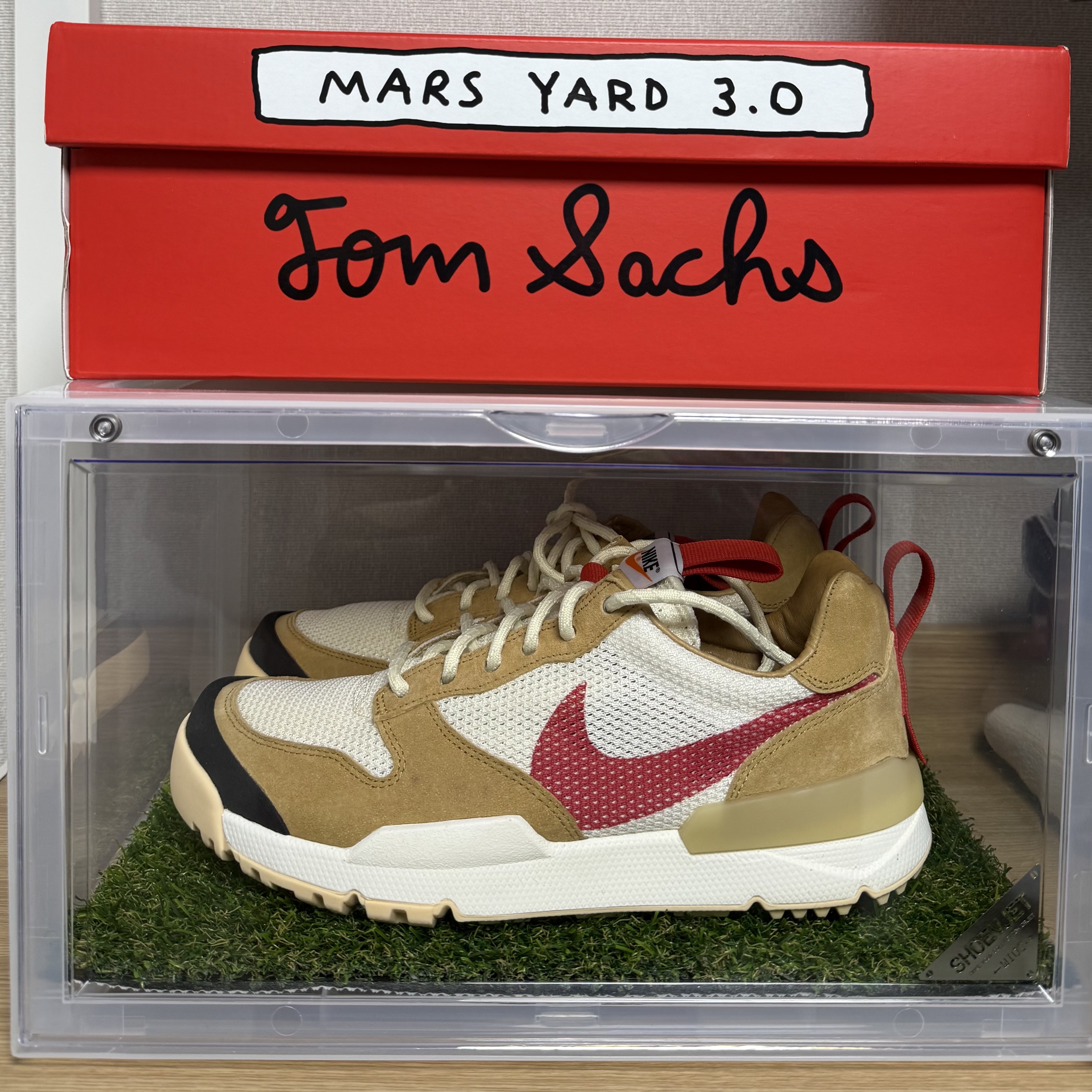 Nike x Tom Sachs Mars Yard Shoe 3.0 Space Camp, Nike x Tom Sachs General Purpose Shoe Light Cream 착용 스타일 - 1