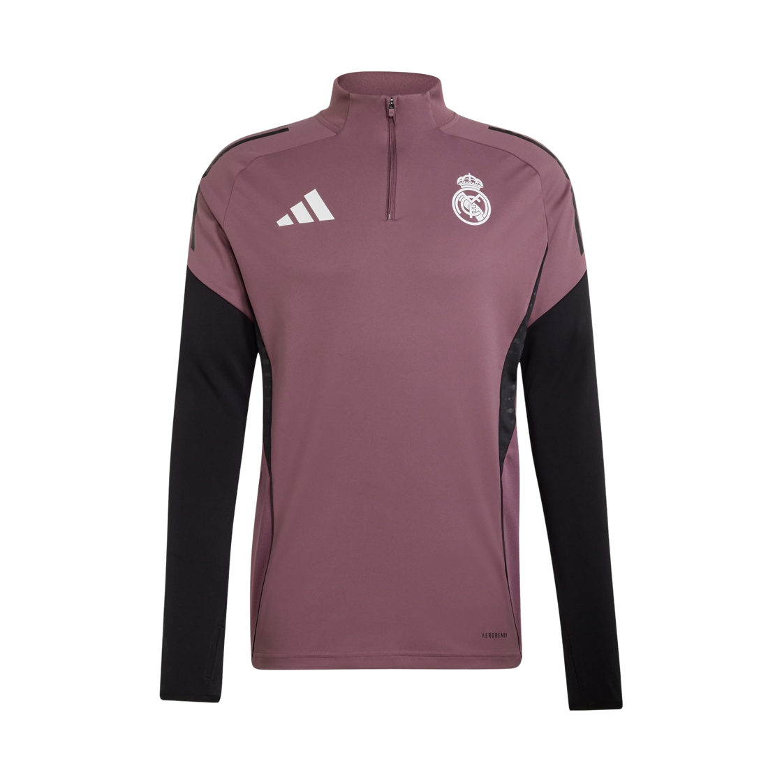아디다스 레알 마드리드 티로 25 컴피티션 트레이닝 탑 쉐도우 피그 블랙 - KR 사이즈 (논 마킹 버전)(Adidas Real Madrid Tiro 25 Competition Training Top Shadow Fig Black - KR Sizing (Non Marking Ver.)) - 1