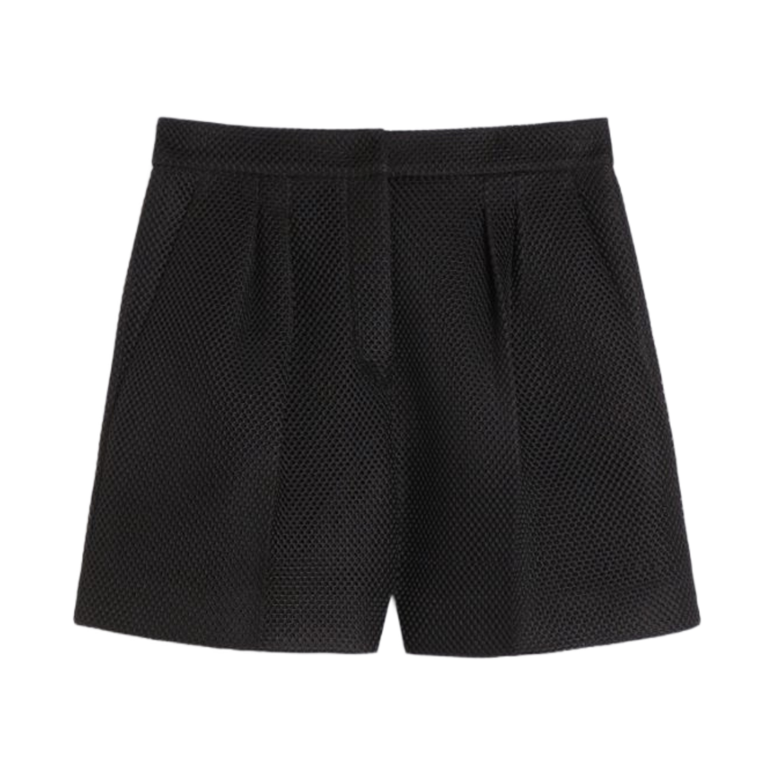 AVENA-004 (W) Max Mara Avena Technical Mesh Shorts Black