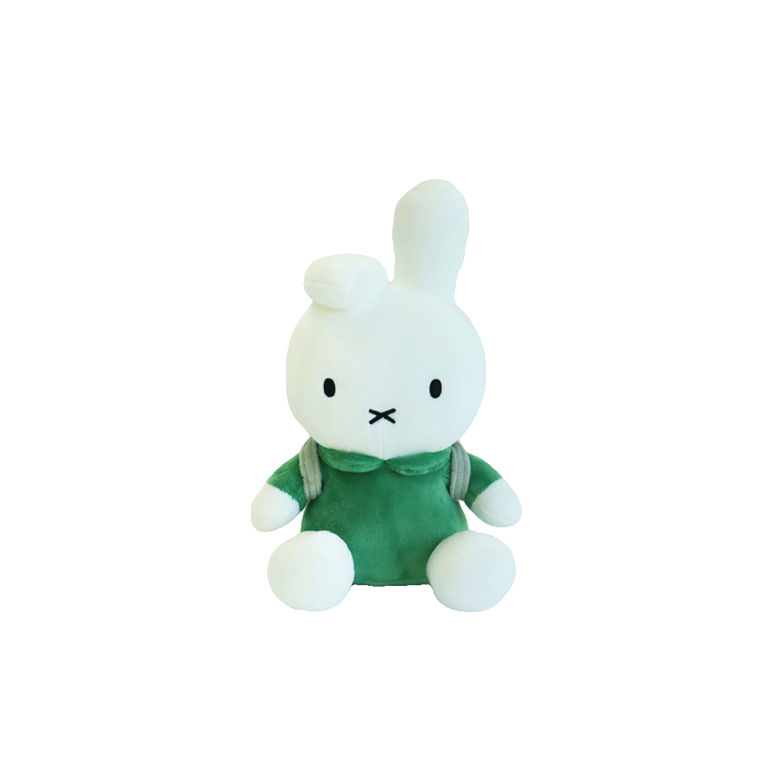 매니어리틀 가방 맨 미피 인형 그린(Many a Little MIFFY plush toy with Backpack Green)