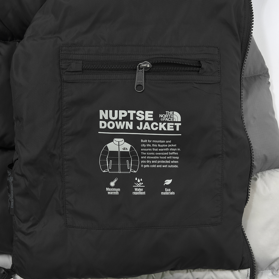 노스페이스 블록 눕시 자켓 에보니 - 25FW(The North Face Block Nuptse Jacket Ebony - 25FW) - 6