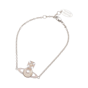 (W) Vivienne Westwood Tillya Bracelet Platinum Peach Pearl
