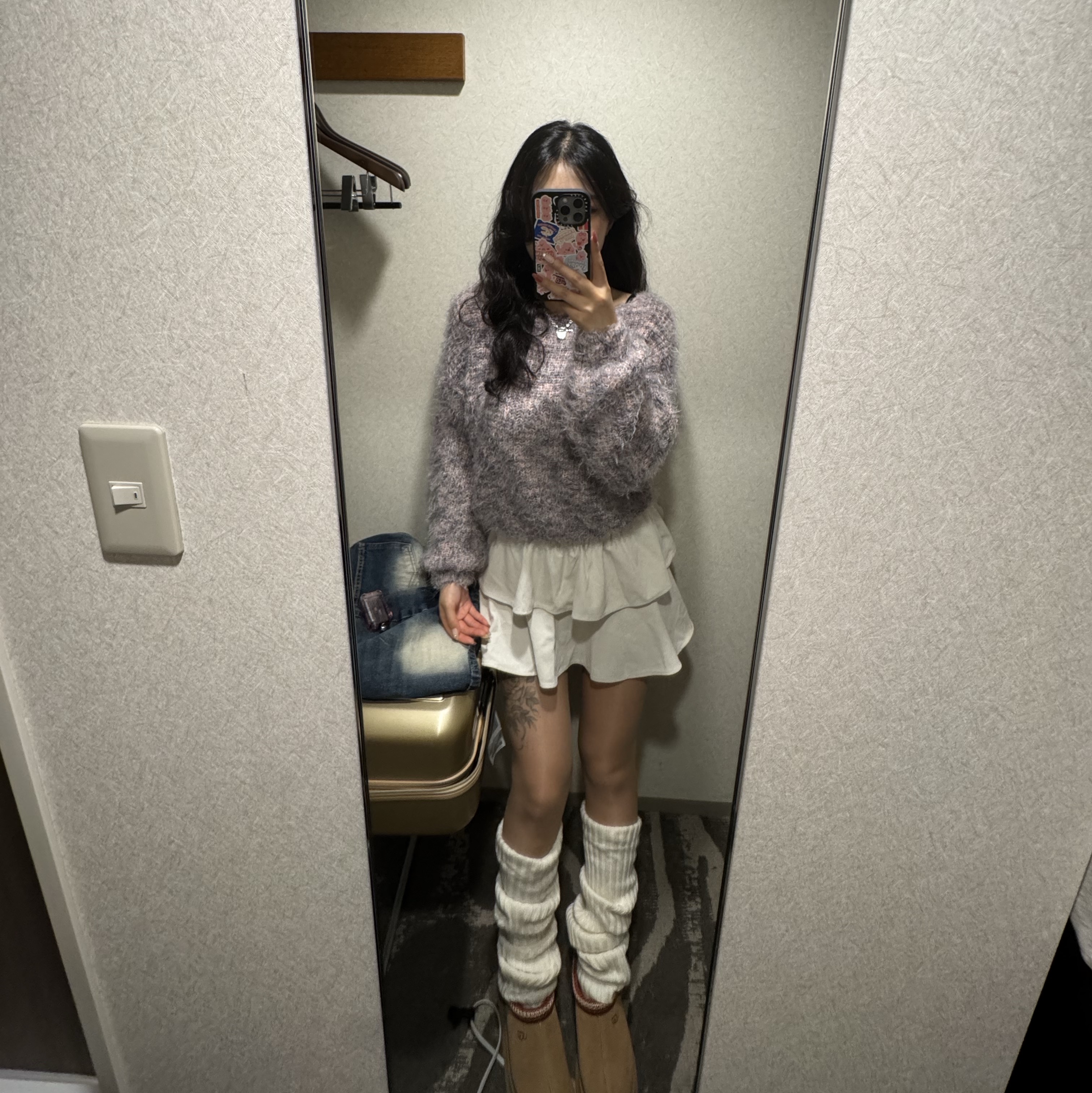 (W) UGG Tazz II Chestnut 착용 스타일 - 1