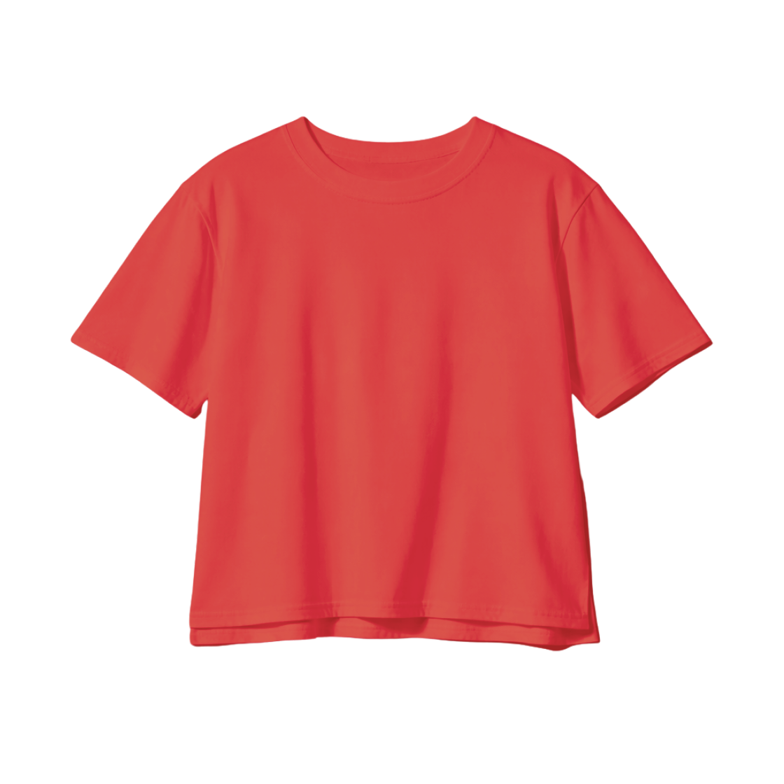 474405-15 / 483457-15 (W) Uniqlo Airism Cotton T-Shirt Red - JP
