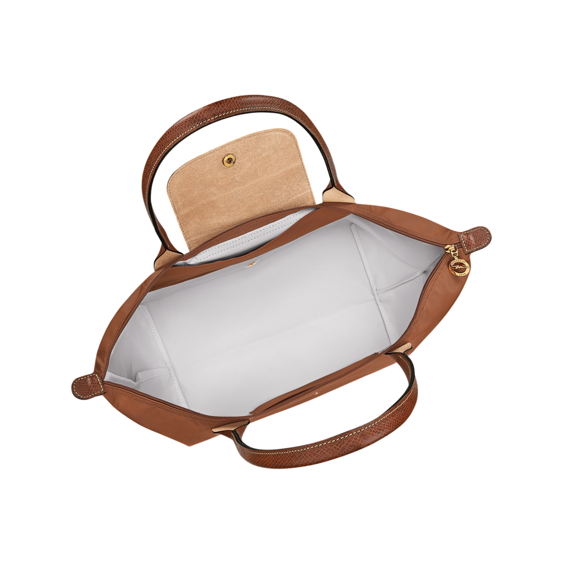 롱샴 르 플리아쥬 오리지널 L 토트백 꼬냑(Longchamp Le Pliage Original L Tote Bag Cognac) - 3