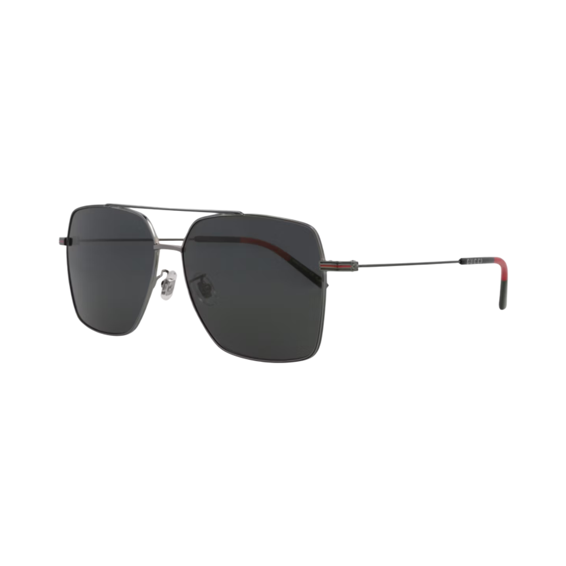 GG1053SK-001 Gucci Aviator Frame Metal Sunglasses Ruthenium Grey