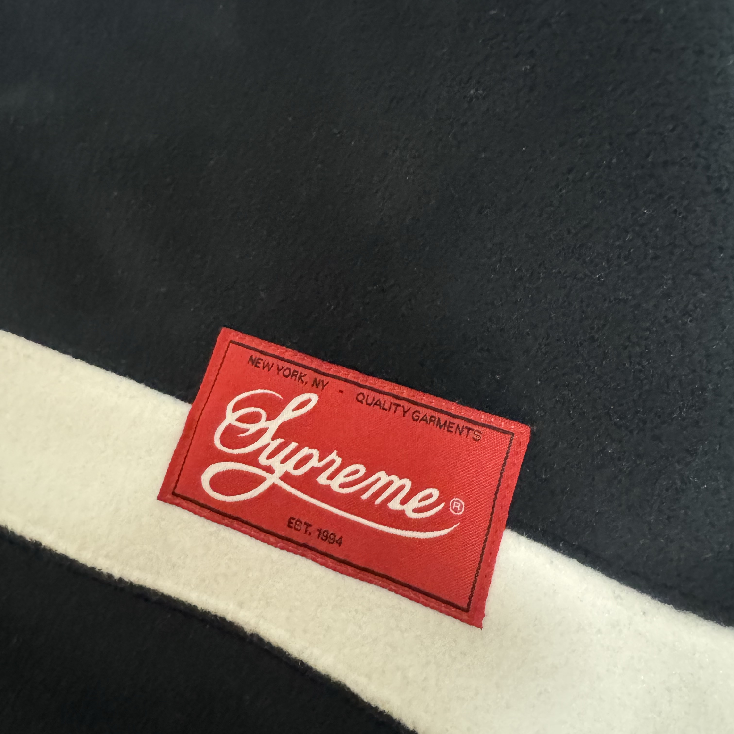 Supreme Polartec Hooded Hockey Jersey Black - 25FW 착용 스타일 - 2