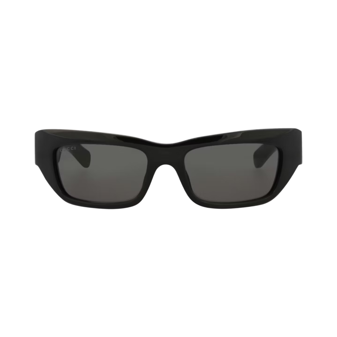 GG1296S-001 Gucci Cat Eye Frame Recycled Acetate Sunglasses Black Grey