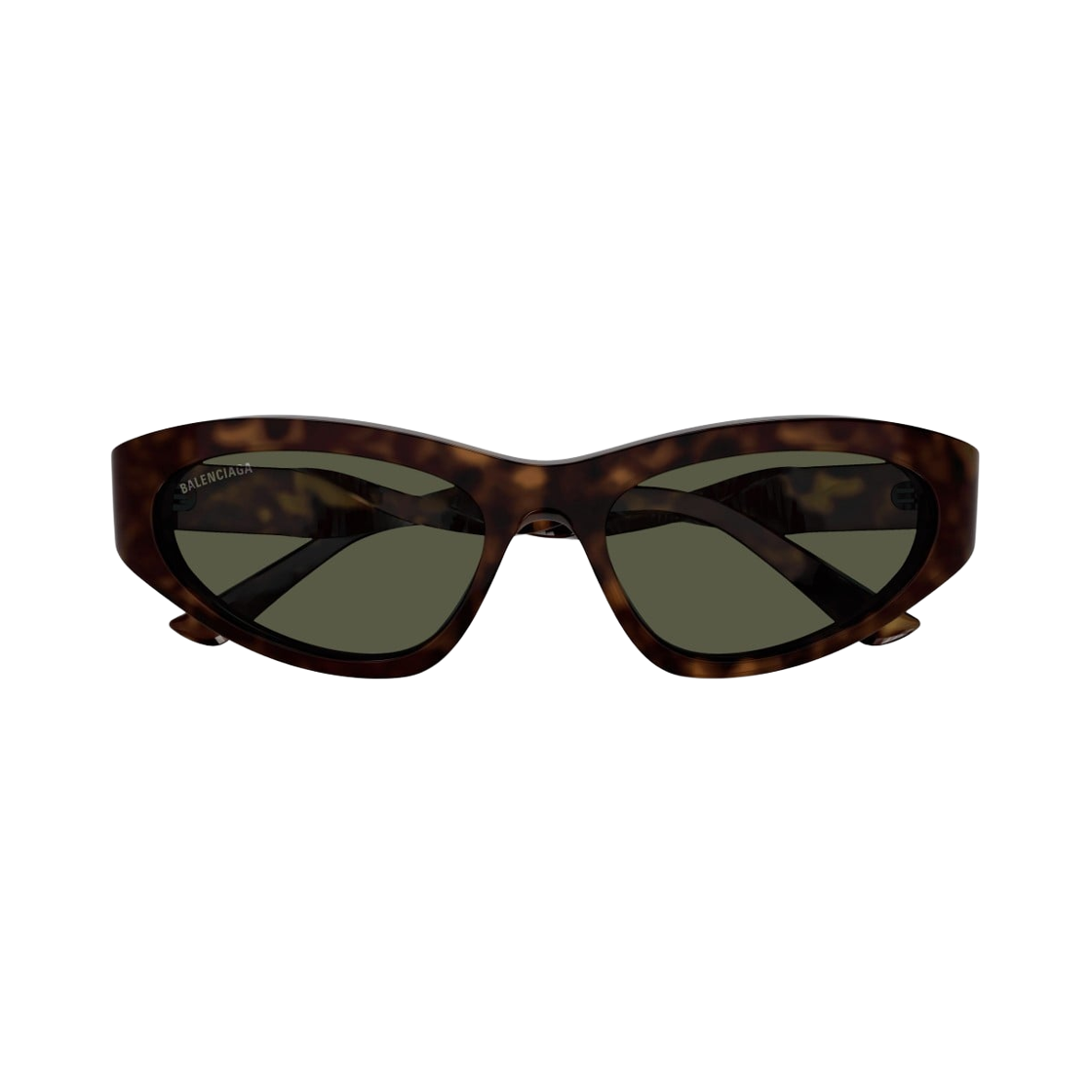(W) 발렌시아가 캣 아이 선글라스 하바나 그린((W) Balenciaga Cat Eye Sunglasses Havana Green) - 2