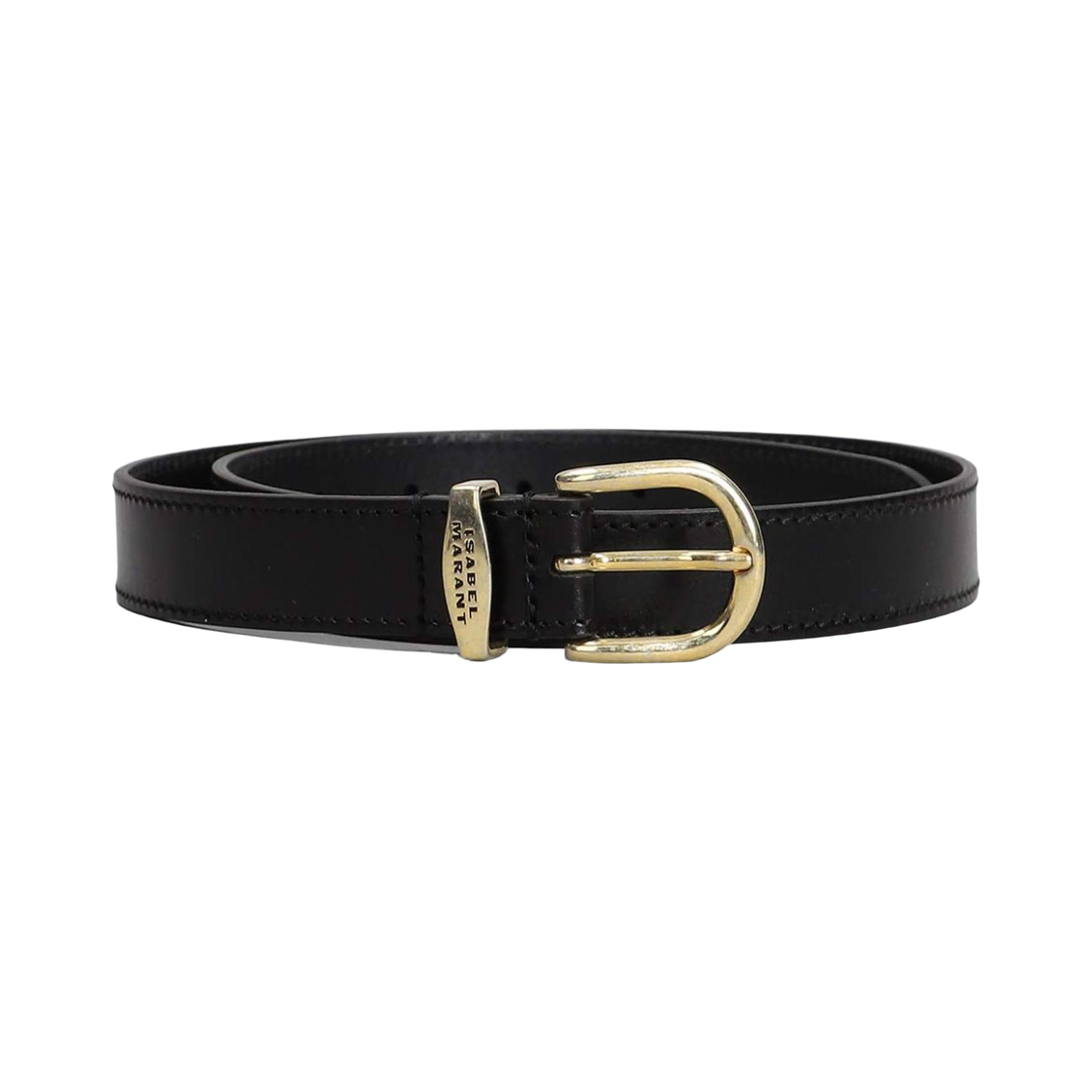 CE014CFA-A3B62A-01BK (W) Isabel Marant Zadd Belt Black - 24FW