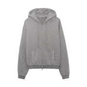 Polyteru Human Index Human Slub SIngle Zip Hoodie Gray