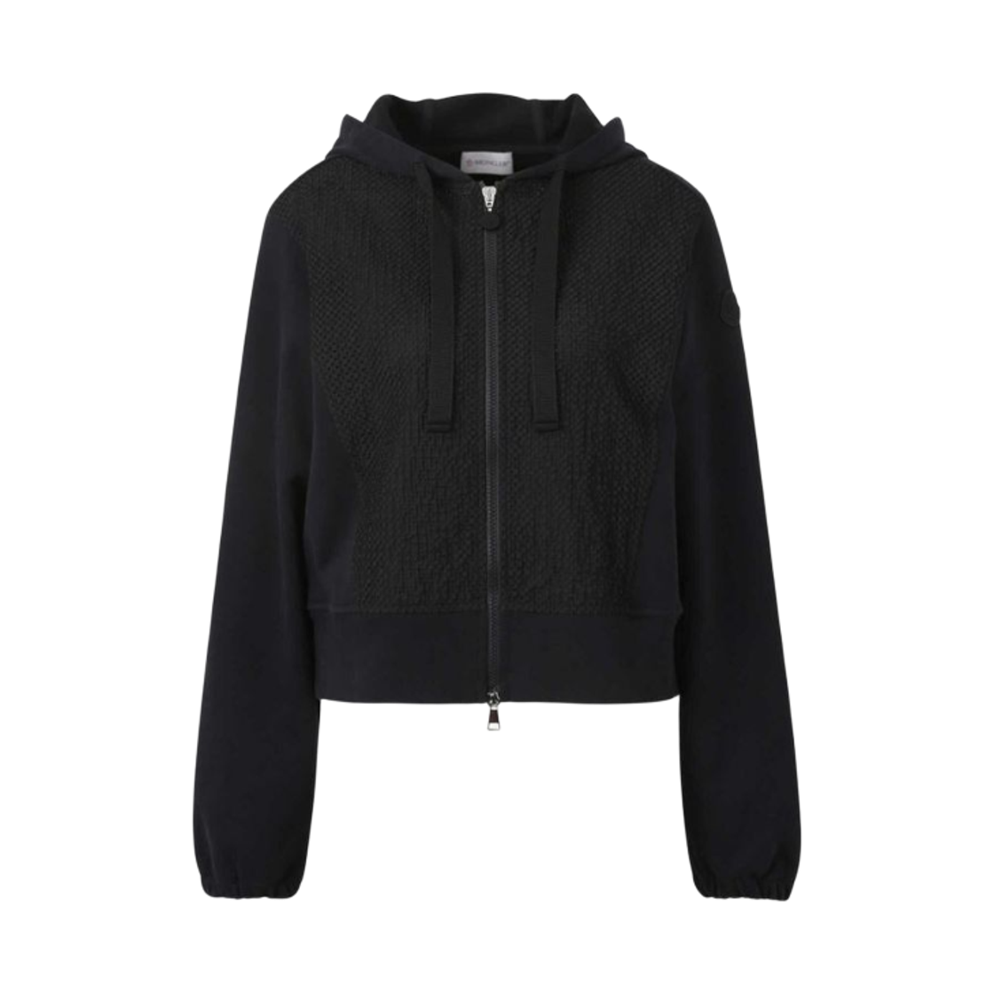 K1-093-8G00034-89AXF-999 (W) Moncler Plush Hooded Cardigan Black - 25SS