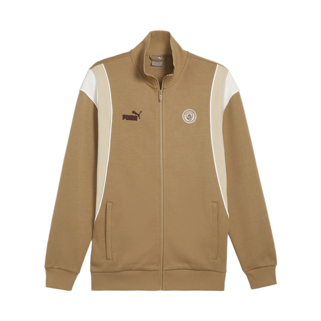 푸마 맨체스터 시티 FC FTBL 아카이브 트랙 자켓 베이지(Puma Manchester City FC FTBL Archive Track Jacket Beige)