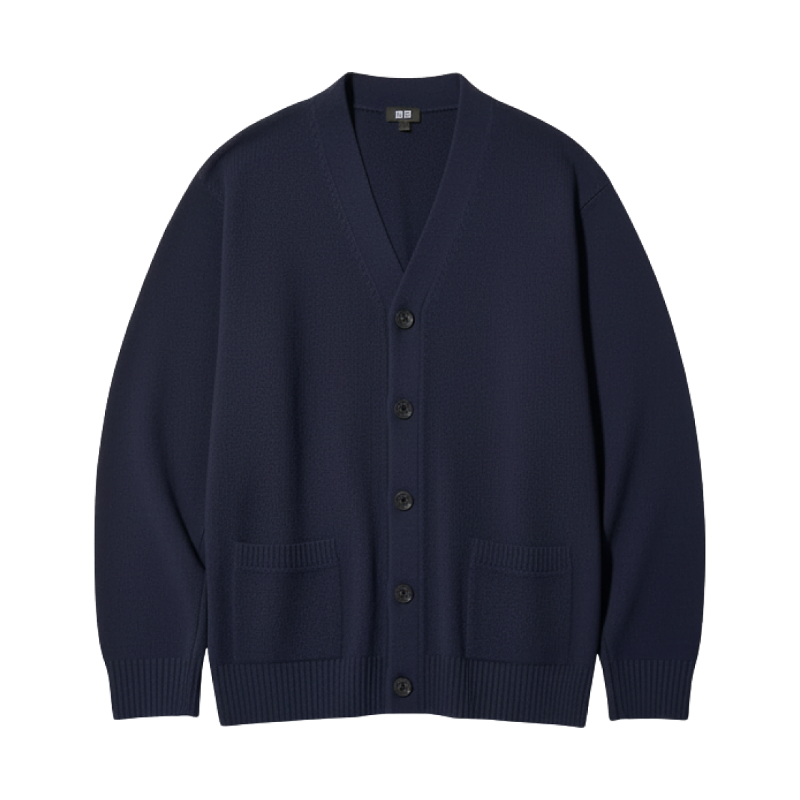 유니클로 브이넥 램스울 가디건 네이비 - JP(Uniqlo V-Neck Lambswool Cardigan Navy - JP)
