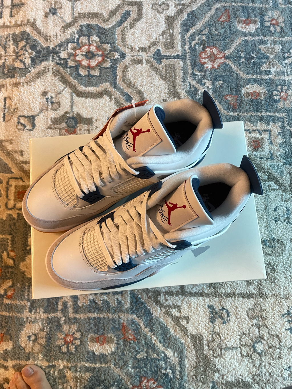 Jordan 4 x Nike SB Retro SP Navy 착용 스타일 - 2