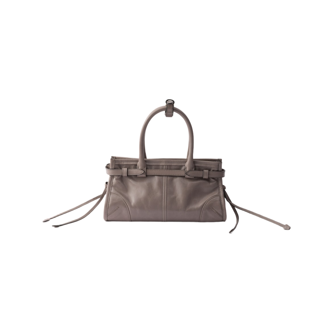 프라다 보니 레더 미니 핸드백 퓨터(Prada Bonnie Leather Mini Handbag Pewter) - 2