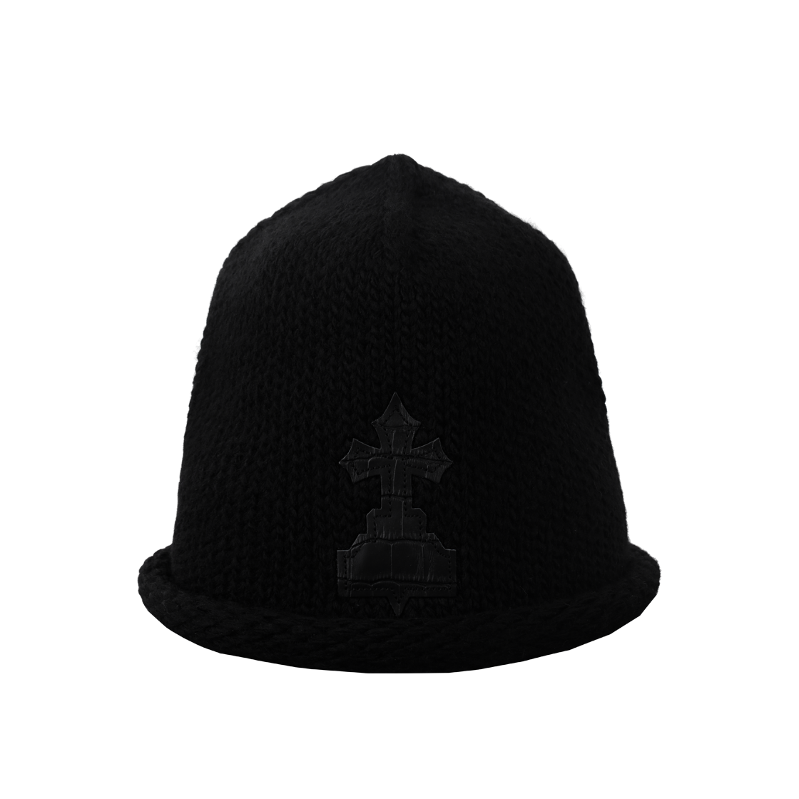 어웬드 크로커다일 울 비니(Awende Crocodile Leather Wool Beanie)